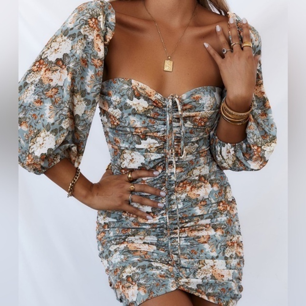 NWT Hello Molly Basque Country mini dress
